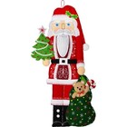 Diy Bucilla Nutcracker Santa Christmas Wall Hanging Felt Craft Kit 89775