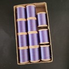 Vintage Belding Corticelli Mercerized Cotton Thread Original Box  1390 Mid Blue