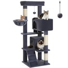 Pawz Road Tall Cat Tree Multi-level Cat Tower For Indoor Cat Scratching Post M l
