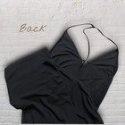 Vtg 2000 Victorias Secret Black Jumpsuit Halter Backless Plunge Palazzo Small