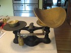 Vtg Ad Seidel   Sons Cast Iron Counter Balance Scale No  1 Beauty   1lb Weight