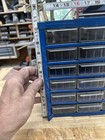 Vintage Akro-mils 18 Drawer Small Parts Storage Organizer Metal Cabinet Bins