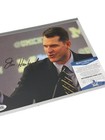 Hand Signed Photo Jim Harbaugh 8x10 Autographed Bas Coa