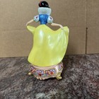 Snow White Jeweled Base Dancing Figurine - Porcelain Made In Sir Lanka 7 25 