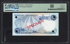 Bermuda One Dollar 6-2-1970 P23s  specimen  Uncirculated Grade 63