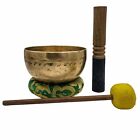 5  Vintage Handmade Hammered Antique Yoga Singing Bowl Tibetan Sound Meditation
