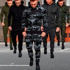Mens 2 Piece Tracksuit Sweatsuit Jogging Running Sportswear Hoodie pant Suit Set