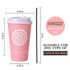 16 Oz Paper Cups 100 Pack Disposable Coffee Cups With Lids And Stirrers Hot Pape