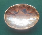 Antique German Silver Footed Bowl Engraved 1762  Hallmarked  Ornate Hand Chased