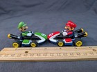 Kyosho Carrera Mario Kart 8 Pullback Racer Toy Figures Mario Luigi Karts Set