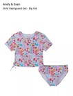 Andy   Evan Girl s Rashguard Set Sz  5 Orig   35