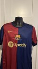 2024 Barcelona Home Jersey With Balde  3 Size Medium