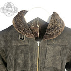 Vintage B3 B-3 Black Shearling Sheepskin Leather Aviator Bomber Flight Jacket