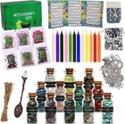 Witchcraft Supplies Kit  85 Pcs Wiccan Supplies And Tools  Include Dried Herb   