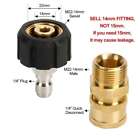 M22 Quick Connect Adapter Female To 1 4   Male Connector For Pressure Washer New