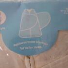 Halo Sleepsack Swaddle Wearable Blanket Sleep Sack Cotton White Newborn 3 Months