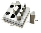 Hot 1 Set Jewelry Heart Shape Sheet Metal Disc Cutter Die Punch Set Cutting Tool