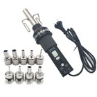 Lcd Plastic Welding Hot Air Torch  Gun Welder Pistol Soldering Tool Nozzles New