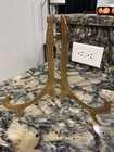 Vintage Brass Easel Plate Stand Picture Holder 7 Inches Tall