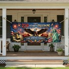 Custom Family Name Usa 250th Anniversary Banner