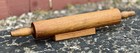 Huge 26    Vintage Primitive Hand Carved One Piece Rolling Pin W  Stand Antique 