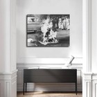 Buddhist Monk Who Sets Himself On Fire In Poster Canvas Painting Posters