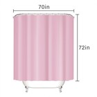 Waterproof Vinyl Super Heavyweight Shower Curtain Liner With Magnets 70 x72 