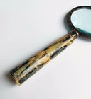 Nautical Antique Brass Heavy Magnifying Glass Vintage Magnifier Collectible Gift
