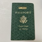 Vintage 1951 United States Green Cover Passport Archive     Antonio Vesco