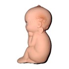 Vintage Rose O neill Cameo Vinyl Kewpie Doll Cupid W  Mini Wings 3 5  Sitting