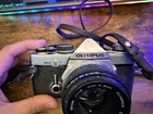 Vintage Olympus Om-2 Slr Film Camera Working W  Zuiko 50mm F 1 8 Lens