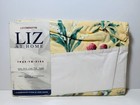 Vintage Liz Claiborne Home In Full Bloom Twin Size Flat Sheet New Sealed