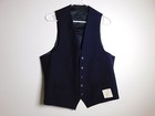 New 1970s American Airlines Flight Attendant Vest Mens 40 Vintage Blue Classic