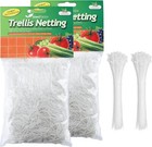 Seedfactor Garden Plant Trellis Netting  square Mesh Vegetables Flowers Grow Net