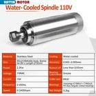 Us Ship   2 2kw 110v Water Cooled Spindle Motor Er20 vfd Driver 80mm Spindle Mount