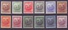 Barbados 1921 Sc 152-164 Mh Set