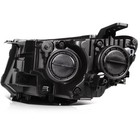 2017-2021 Jeep Compass Right Headlight Assembly Black Clear Lens 55112706af