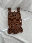 Wood Book Holder Display Hand Carved Wood Cookbook Folding Bible Stand Vintage