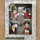 New Disney Parks Mickey Mouse Mini Ornament Set Christmas Through The Years 2 3
