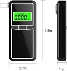 Breathalyzer  Professional Portable Alcohol Tester  Professional-grade Accuracy
