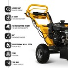 Mechmaxx 429cc 14hp Kohler E-start Engine 15   Stump Grinder With Tow Bar sg380