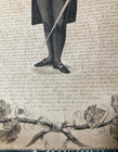 Declaration Of Independence Broadside  calligraphic With Washington  Print
