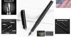 Fountain Pen Fine Nib Ink Cartridges Converter Ergonomic Design Smooth Writing