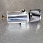 1 2 Inch Npt  Aluminum Baffled Oil Catch Can Breather Tank For Vacuum Pump