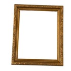 Gold Gilt Picture Frame Wood Vintage Made In Mexico Carved Hollywood Retro Chic