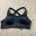 Victorias Secret Sports Bra Ultimate Lightly Lined Black Training Active Women M