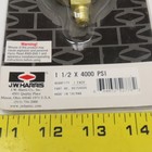 Jw Harris Bg154000 1-1 2  X 4000psi Bottom Port Welding Gauge Brass