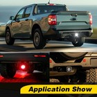 2  Hitch Mount Led Pod Reverse Light Kit W running Tail Lamp For Ford F250 F350