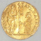 Beautiful 1779-89 Gold Coin Venice Italy Ducat Zecchino Paolo Rainier Km 714 Au 