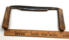Older Small Unbranded 5  Draw Knife One Wood Handle Flat Other One Round